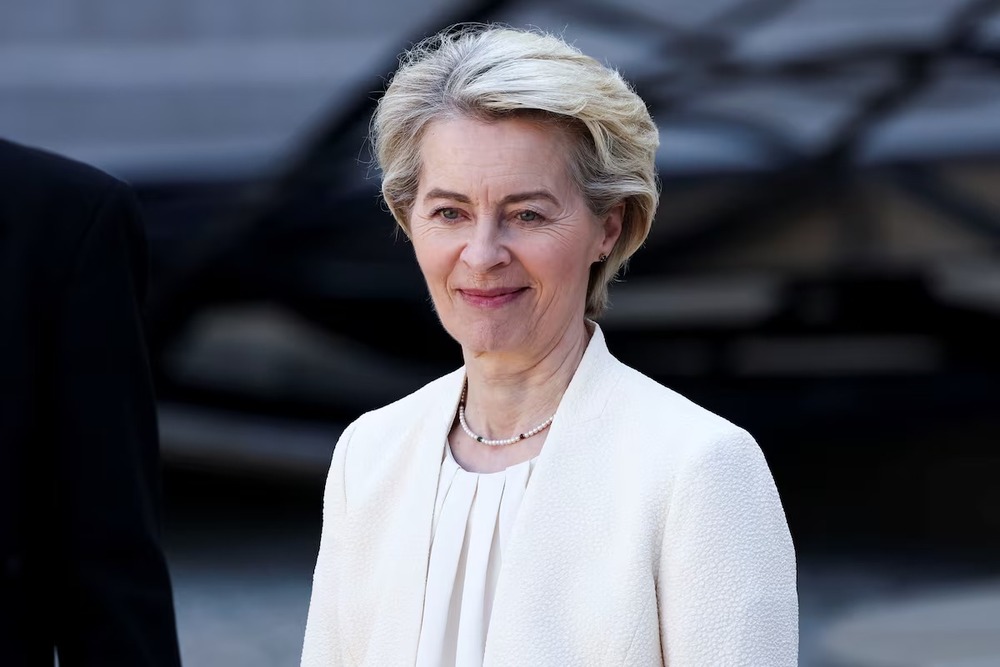 European Commission President Ursula Von der Leyen leaves the Elysee Palace on the day of a meeting with European leaders and Ukraine's President Volodymyr Zelenskiy on peace and security for Ukraine, in Paris, France, March 27, 2025. REUTERS European Commission President Ursula Von der Leyen leaves the Elysee Palace on the day of a meeting with European leaders and Ukraine's President Volodymyr Zelenskiy on peace and security for Ukraine, in Paris, France, March 27, 2025. REUTERS