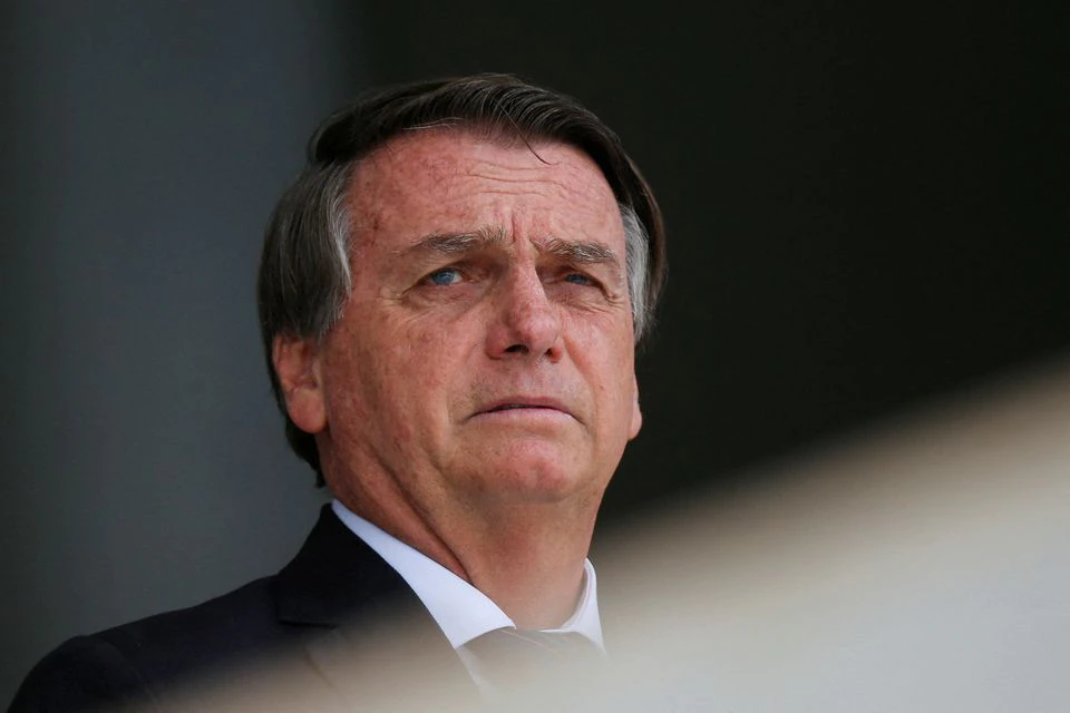 Brazil's President Jair Bolsonaro looks on during the change of presidential guard ceremony, at the Planalto Palace in Brasilia, Brazil. (Reuters) Brazil's President Jair Bolsonaro looks on during the change of presidential guard ceremony, at the Planalto Palace in Brasilia, Brazil. (Reuters)
