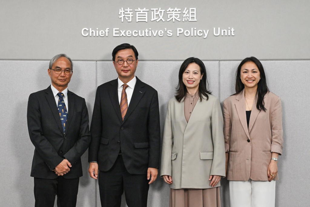 (From left) Nicholas Kwan, Wen Yajing, Henry Ho and Pamela Tin.