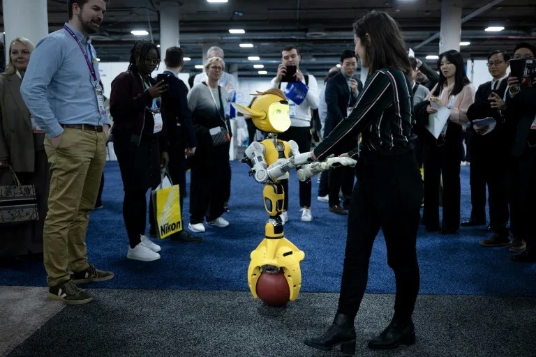 A Miroki robot, from French company Enchanted Tools, is seen during the Consumer Electronics Showin Las Vegas (Brendan Smialowski) A Miroki robot, from French company Enchanted Tools, is seen during the Consumer Electronics Showin Las Vegas (Brendan Smialowski)