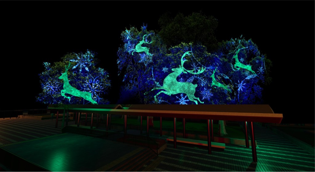 An “Immersive Light Show in Central” will make its debut this year.