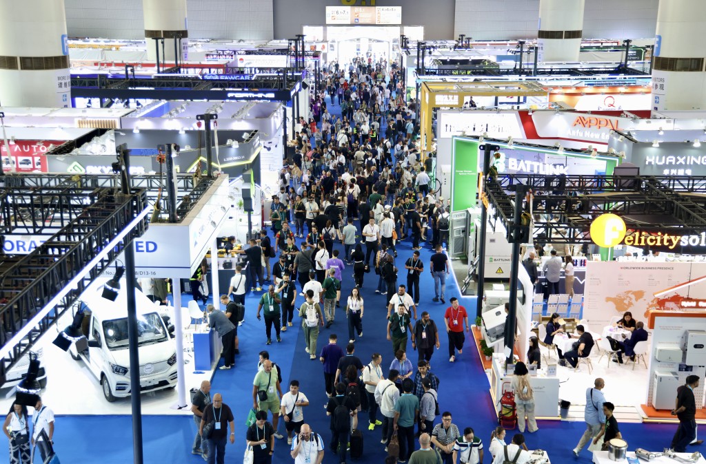 A view of the 140th Canton Fair, captured in Guangzhou on October 15. XINHUA