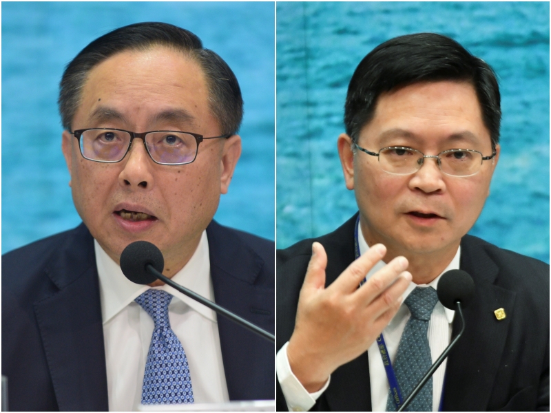 Nicholas Yan, left, and Alfred Sit. Nicholas Yan, left, and Alfred Sit.