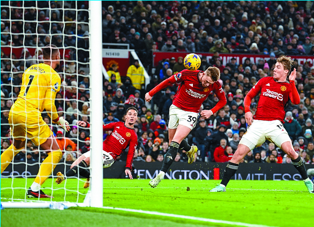 Scott McTominay's double gives Manchester United a much-needed 2-1 victory over Chelsea at Old Trafford. AP Scott McTominay's double gives Manchester United a much-needed 2-1 victory over Chelsea at Old Trafford. AP
