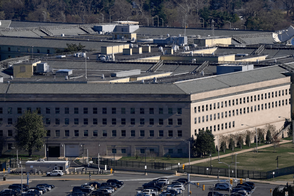 A general view of the Pentagon in Washington, D.C., U.S., March 21, 2025. REUTERS/Kent Nishimura/File Photo