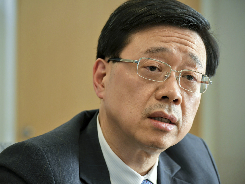 Security chief John Lee said officers who join the police’s special team for enforcing the national security law will have to be tested for their loyalty to Hong Kong. File photo. Security chief John Lee said officers who join the police’s special team for enforcing the national security law will have to be tested for their loyalty to Hong Kong. File photo.