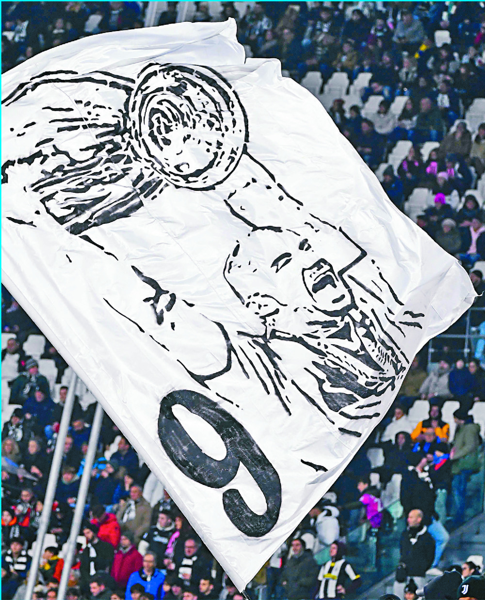 Tributes all around at Juventus for Gianluca Vialli. AFP, REUTERS Tributes all around at Juventus for Gianluca Vialli. AFP, REUTERS