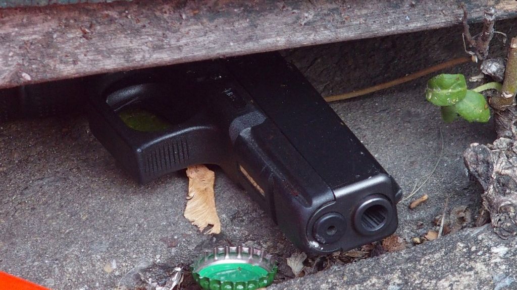 Police recovered a gun at the scene. (Reuter) Police recovered a gun at the scene. (Reuter)