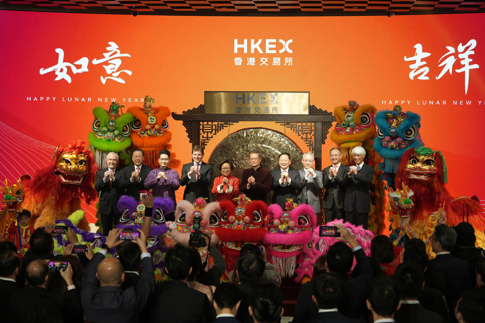 The first trading day in the Year of the Dragon. SING TAO The first trading day in the Year of the Dragon. SING TAO