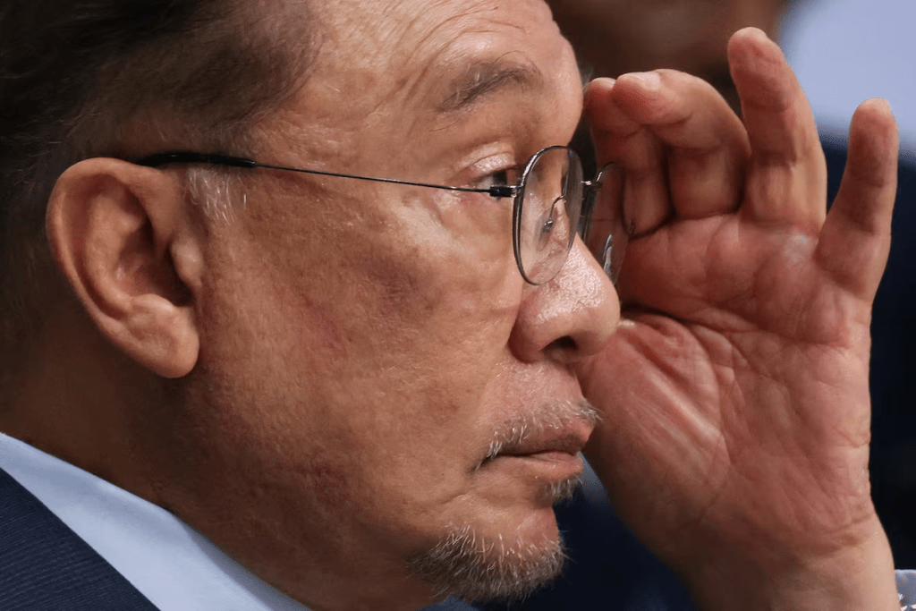 Malaysian Prime Minister Anwar Ibrahim attends a plenary session at the Russia-ASEAN Summit in Kazan, Russia June 18, 2026. Sputnik/Mikhail Metzel/Pool via REUTERS 