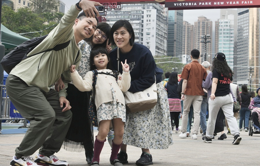 Victoria Park's New Year Fair will have as many as 338 stalls. SING TAO