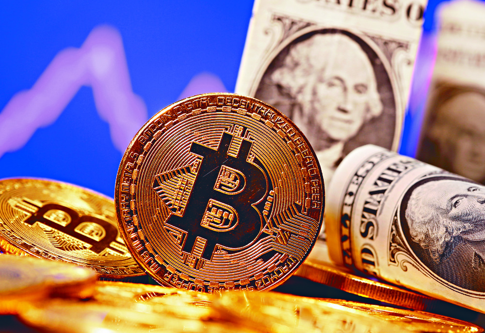 The cryptocoin is benefiting from optimism in financial markets.
REUTERS The cryptocoin is benefiting from optimism in financial markets.
REUTERS