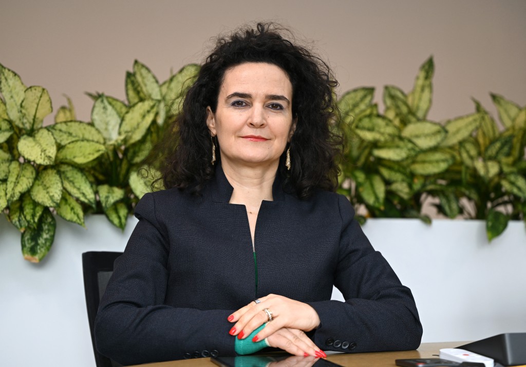 Photo by JUNG YEON-JE / AFP  This picture taken on October 24, 2025 shows Mafalda Duarte, executive director of the Green Climate Fund (GCF), posing for a photo at the GCF Seoul office in Seoul.