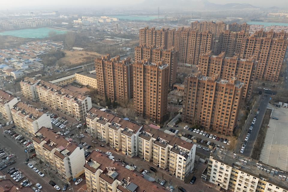 Residential complexes are seen in Miyun district in northeastern Beijing, on Feb. 27, 2025. (AP Photo/Ng Han Guan) Residential complexes are seen in Miyun district in northeastern Beijing, on Feb. 27, 2025. (AP Photo/Ng Han Guan)
