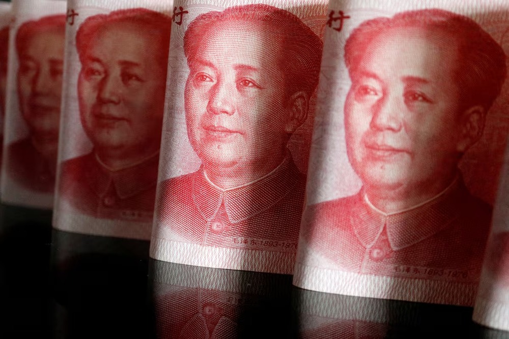 Chinese yuan banknotes are seen in this illustration picture taken April 25, 2022. REUTERS Chinese yuan banknotes are seen in this illustration picture taken April 25, 2022. REUTERS