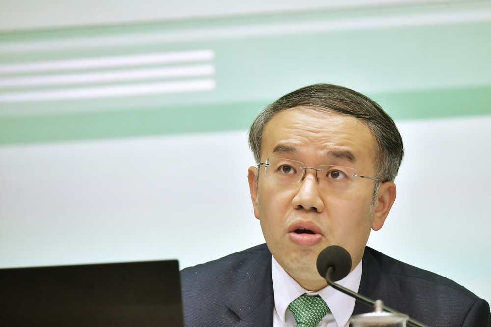 Secretary for Financial Services and the Treasury Christopher Hui Ching-yu