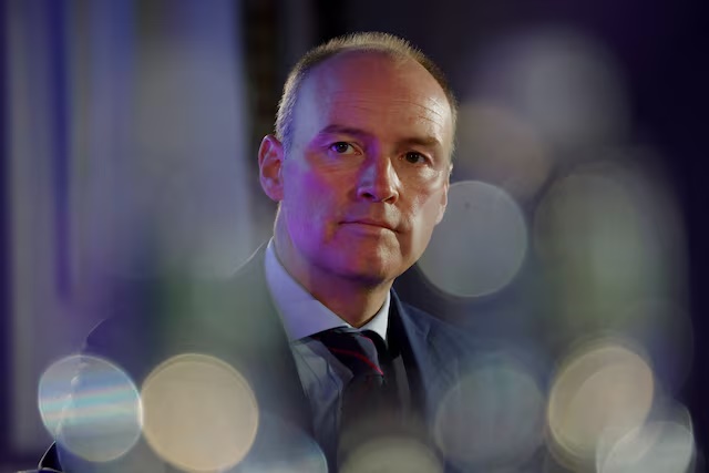 AerCap CEO Aengus Kelly takes part in a panel discussion at the International Air Transport Association's (IATA) Annual General Meeting in Boston, Massachusetts, U.S., October 5, 2021. REUTERS/Brian Snyder/File Phot