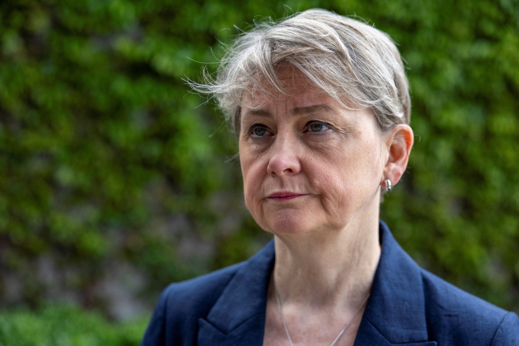 British Foreign Secretary Yvette Cooper looks on during an interview with Reuters, as she attends Antalya Diplomacy Forum in Antalya, Turkey, April 18, 2026. (Reuters)