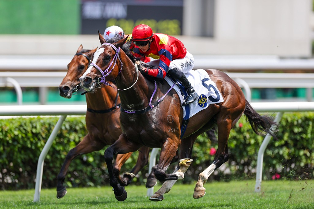 Hok Lok Golf wins at Sha Tin earlier this season (HKJC)