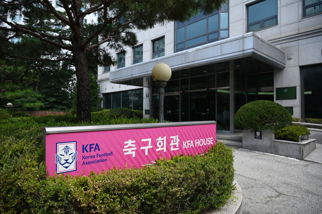 The Korea Football Association (KFA) House is seen after a police raid in Seoul on August 6, 2026. (AFP)