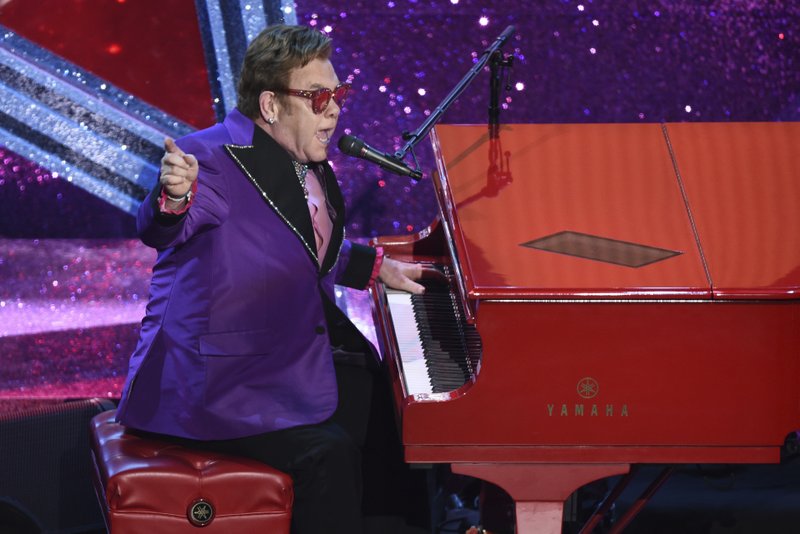 Elton John performs '(I'm Gonna) Love Me Again,' nominated for the award for best original song, from 'Rocketman' at the Oscars in Los Angeles in February. Elton John performs '(I'm Gonna) Love Me Again,' nominated for the award for best original song, from 'Rocketman' at the Oscars in Los Angeles in February.