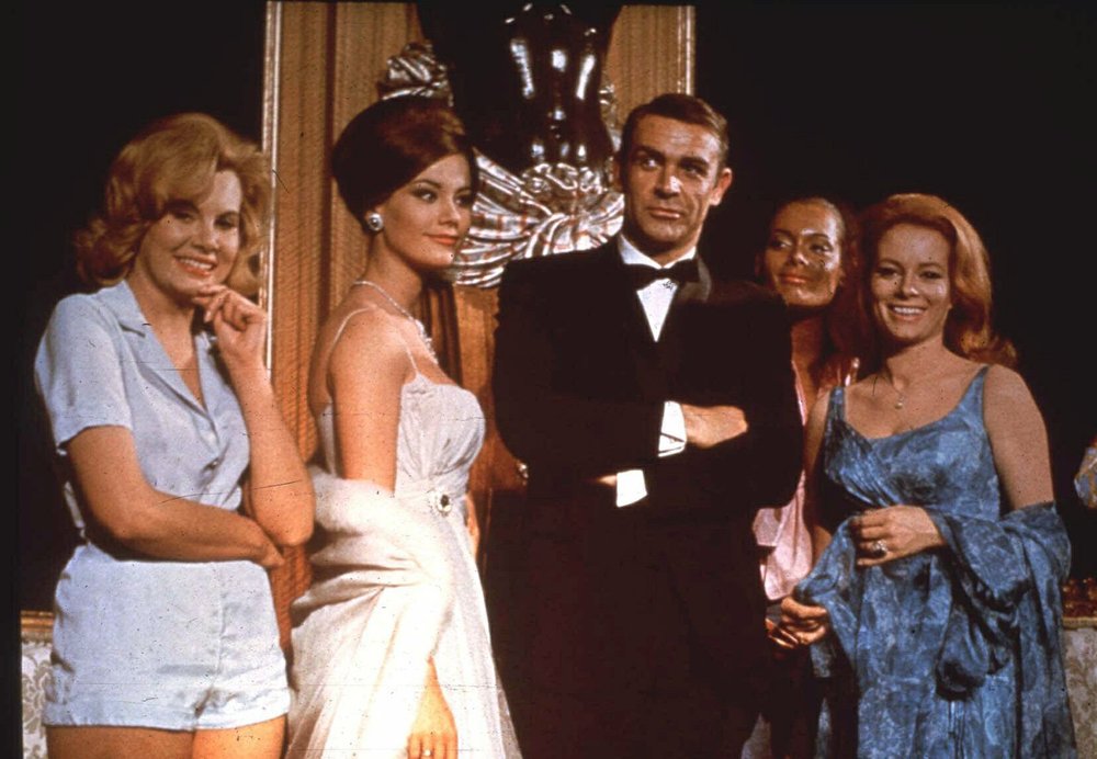 In this undated file photo, Sean Connery, as James Bond, poses in an event for the movie Thunderball.