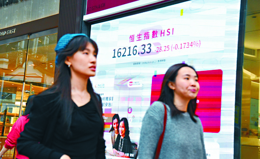 The HSI inched lower yesterday. Sing Tao The HSI inched lower yesterday. Sing Tao