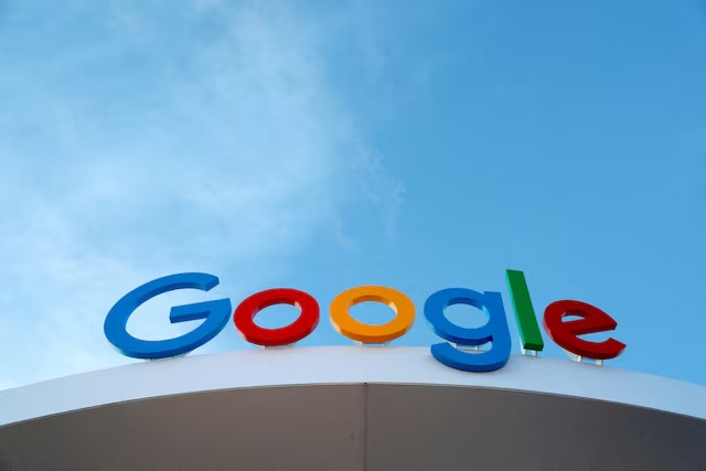 The Google logo is seen on the Google house at CES 2024, an annual consumer electronics trade show, in Las Vegas, Nevada, U.S. January 10, 2024. REUTERS/Steve Marcus 