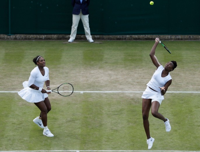 The Williams sisters are six-time doubles champions at Wimbledon, winning their last title on their most recent appearance together a decade ago. AFP