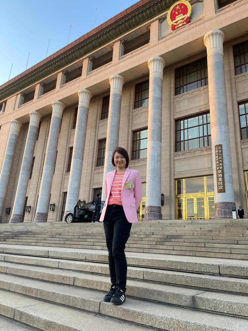 Starry Lee in Beijing last year. Starry Lee in Beijing last year.