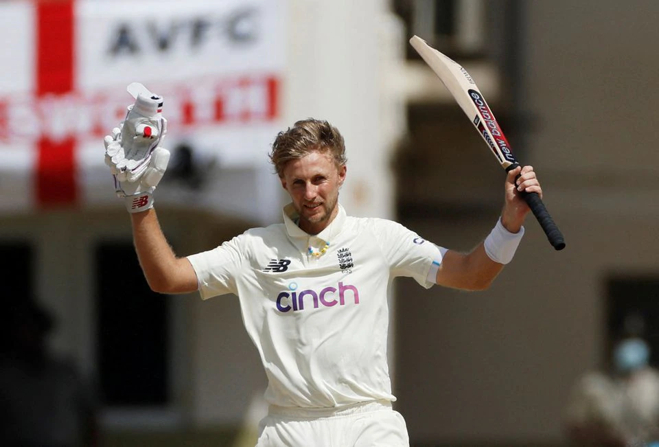 England's Joe Root celebrates reaching his century. (Reuters) England's Joe Root celebrates reaching his century. (Reuters)