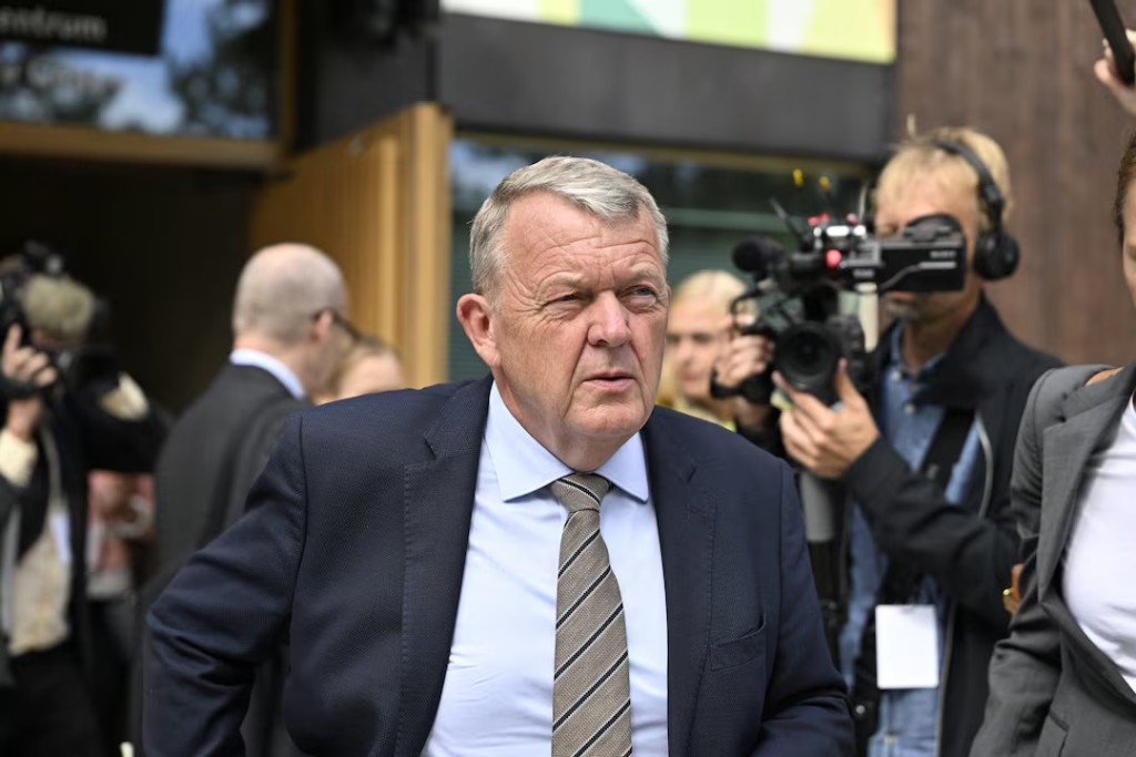 Denmark's Foreign Minister Lars Lokke Rasmussen attends a meeting with foreign ministers from Canada, Finland, Norway, Sweden and Iceland at the Finnish Nature Centre Haltia in Espoo, Finland August 19, 2025. Lehtikuva/Roni Rekomaa/via REUTERS/File Photo 
