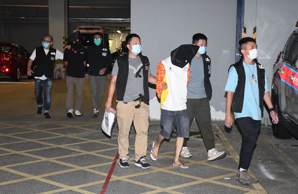 Police arrested six people on Thursday in connection with a Yuen Long attack on July 21 last year. Police arrested six people on Thursday in connection with a Yuen Long attack on July 21 last year.