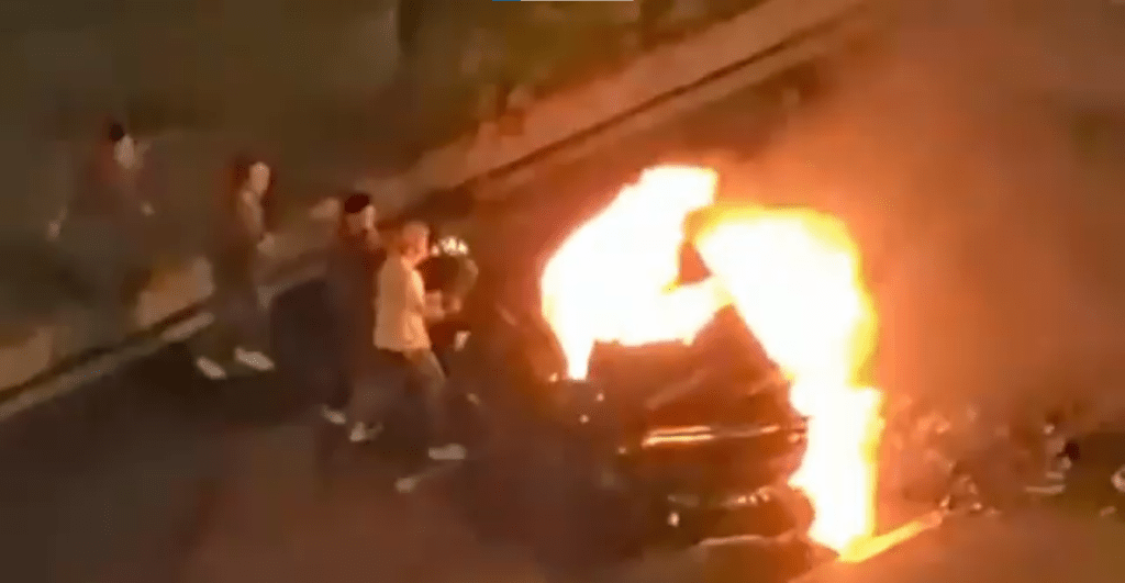 Picture from the social media video