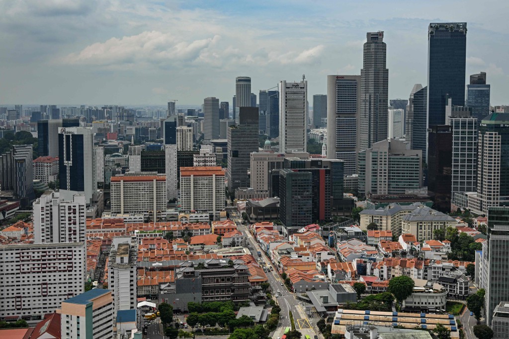 A view of the Singapore skyline on June 1, 2026. (Photo by Jam STA ROSA / AFP)