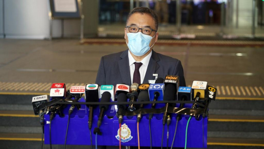 Senior superintendent Steve Li speaks to media in the afternoon on Thursday, July 14, 2022. Senior superintendent Steve Li speaks to media in the afternoon on Thursday, July 14, 2022.