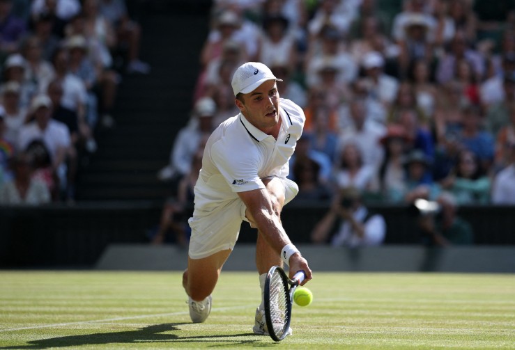 Arthur Fery is only the fifth British man in the professional era to reach the Wimbledon semi-finals.  AFP