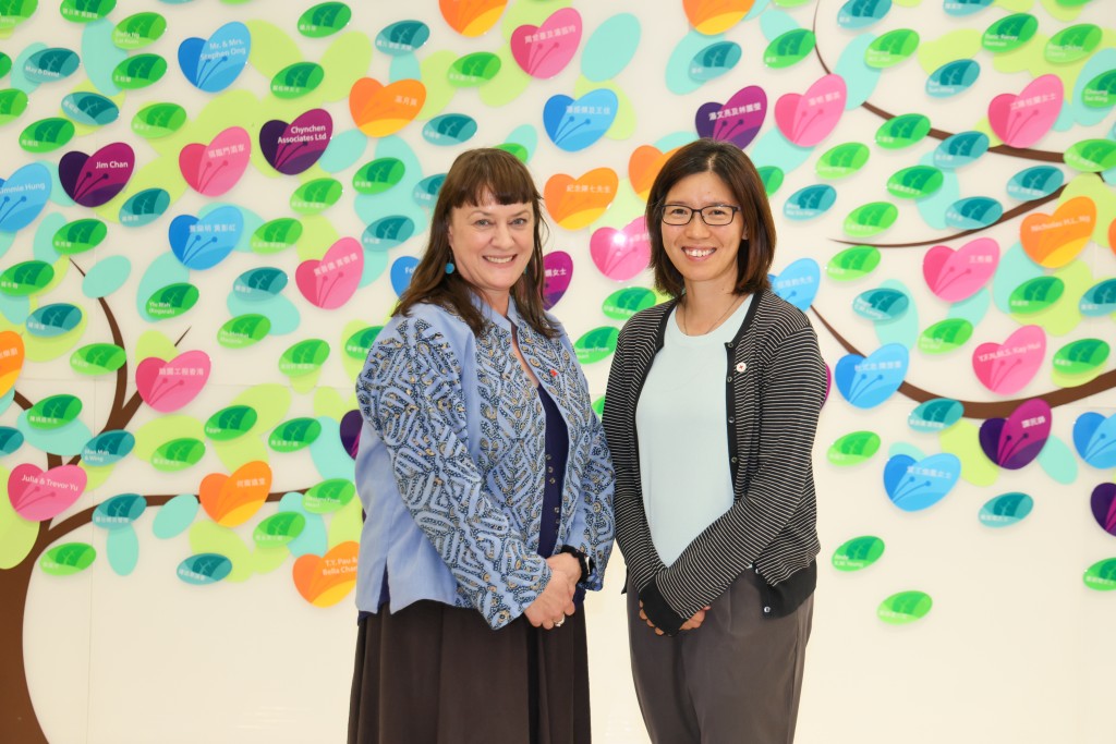 Fran Stevens (left), Deputy Regional Representative for the Norwegian Red Cross in Asia-Pacific, and Dr. Joyce Ching (right), Head of International and Relief Services at the Hong Kong Red Cross, stress that “prevention is always better than cure” and call for stronger public health preparedness in the face of globalised threats such as Ebola, dengue and climate-driven outbreaks.