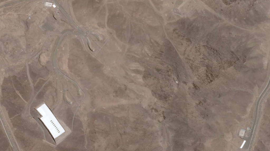 Satellite image over Fordow, before the U.S. struck the underground nuclear facility, near Qom, Iran, June 2, 2025. Reuters