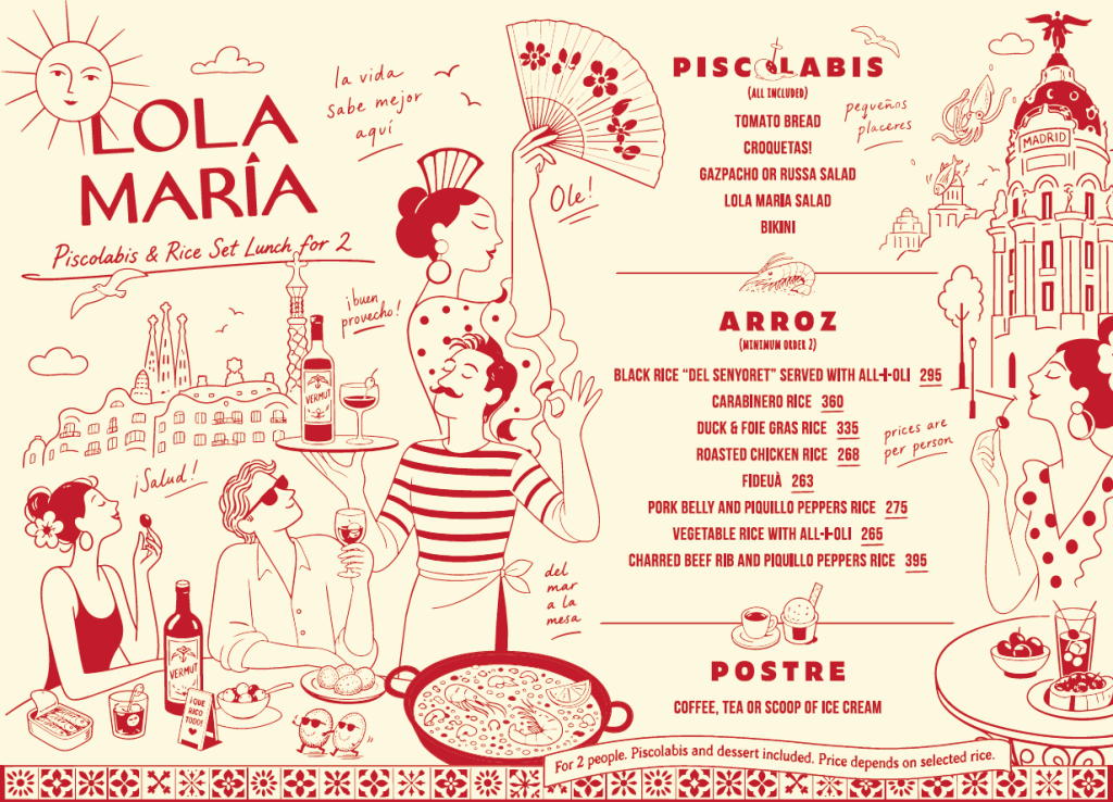 The new set lunch menu will be available from May 25 onwards.