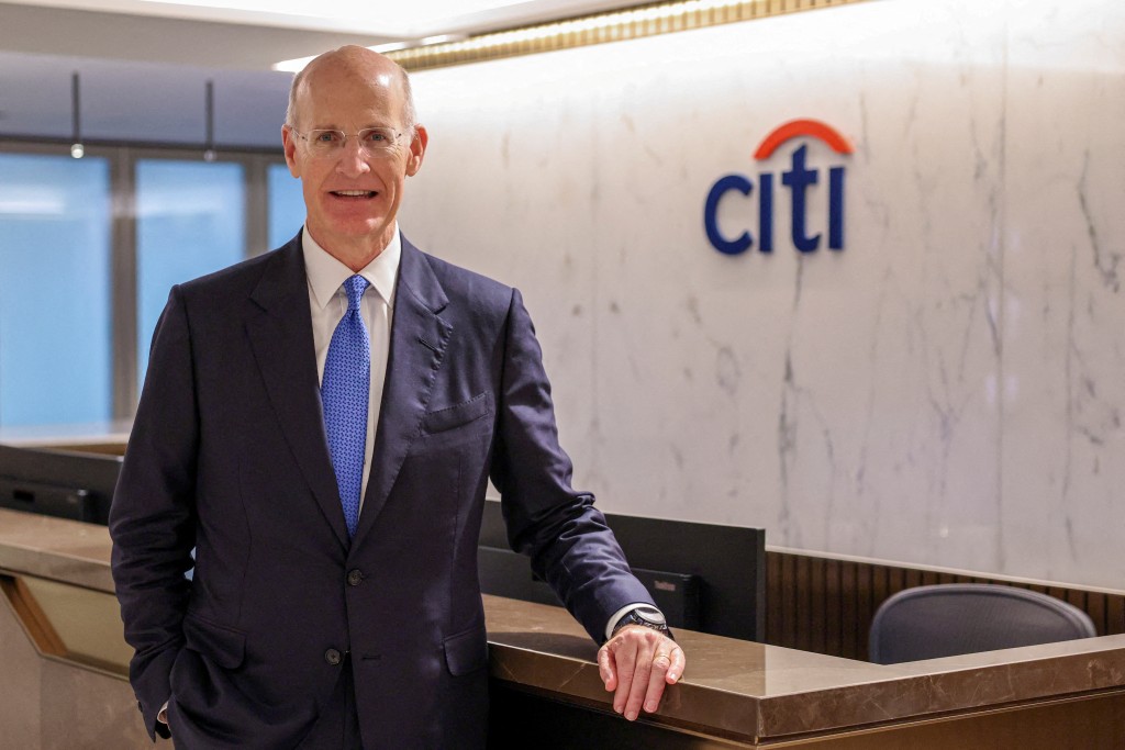 Citigroup's head of wealth, Andy Sieg, poses for photos before an interview, in Hong Kong, China, May 22, 2026. REUTERS/Tyrone Siu