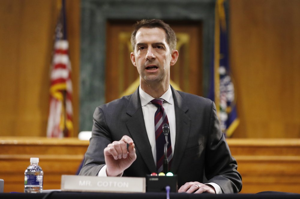 Republican Senator Tom Cotton, of Arkansas. Republican Senator Tom Cotton, of Arkansas.