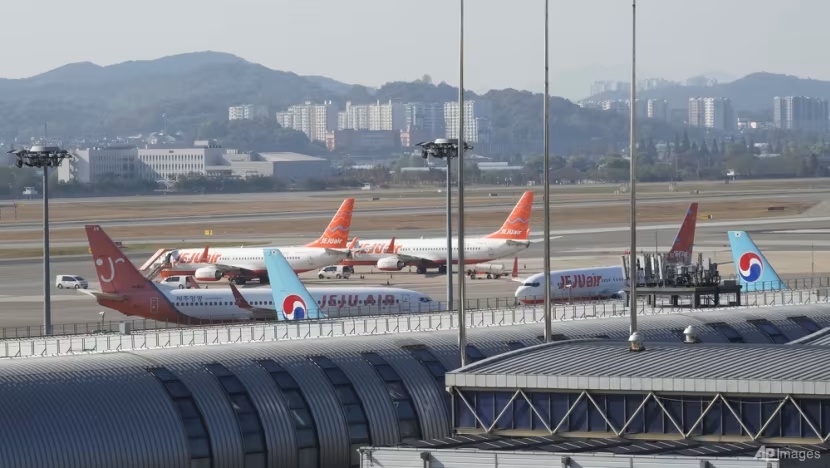 Passenger planes are seen on tarmac at Gimpo Airport in Seoul, South Korea on Saturday, Nov 9, 2024. (File photo: AP/Ahn Young-joon) Passenger planes are seen on tarmac at Gimpo Airport in Seoul, South Korea on Saturday, Nov 9, 2024. (File photo: AP/Ahn Young-joon)