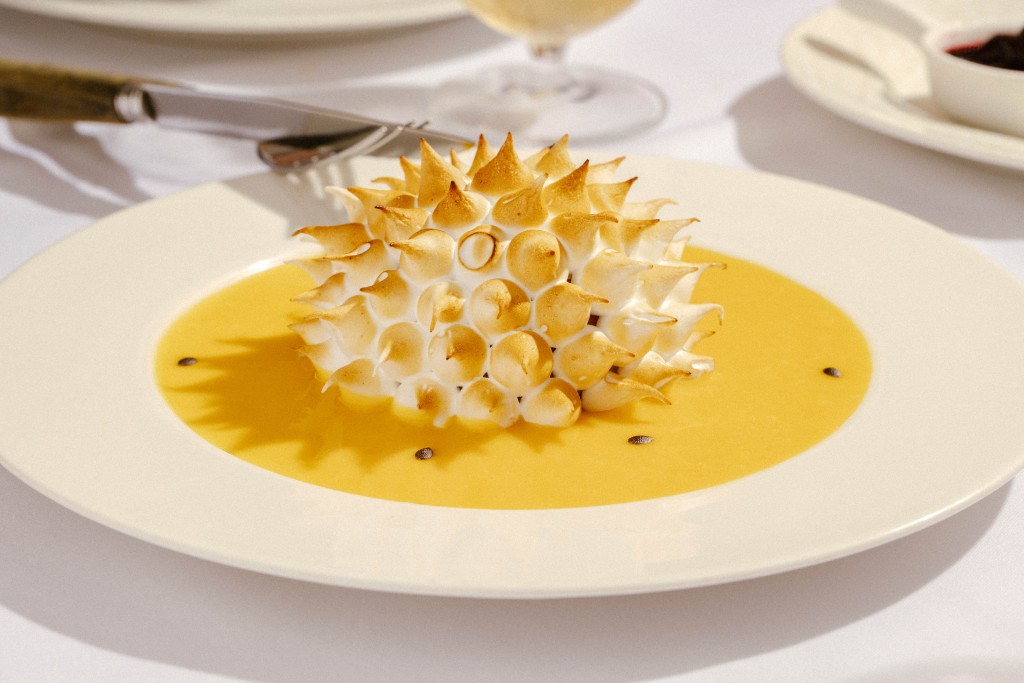 Exotic Baked Alaska.