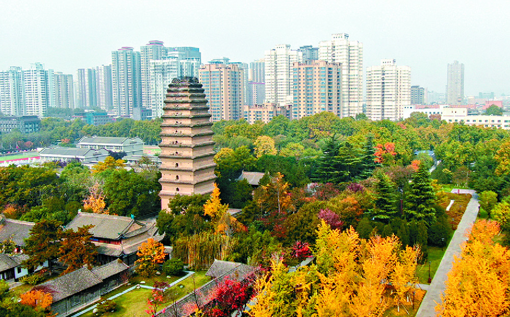 The project is adjacent to the Small Wild Goose Pagoda. Sing Tao The project is adjacent to the Small Wild Goose Pagoda. Sing Tao