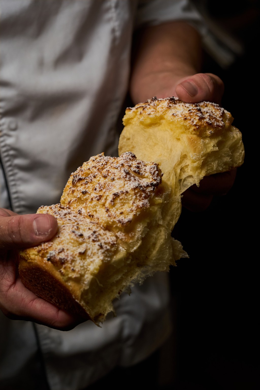 Pão de Deus (HK$25), literally translated as God’s Bread in Portugal — a traditional Portuguese sweet bread reimagined with a Hong Kong influence.