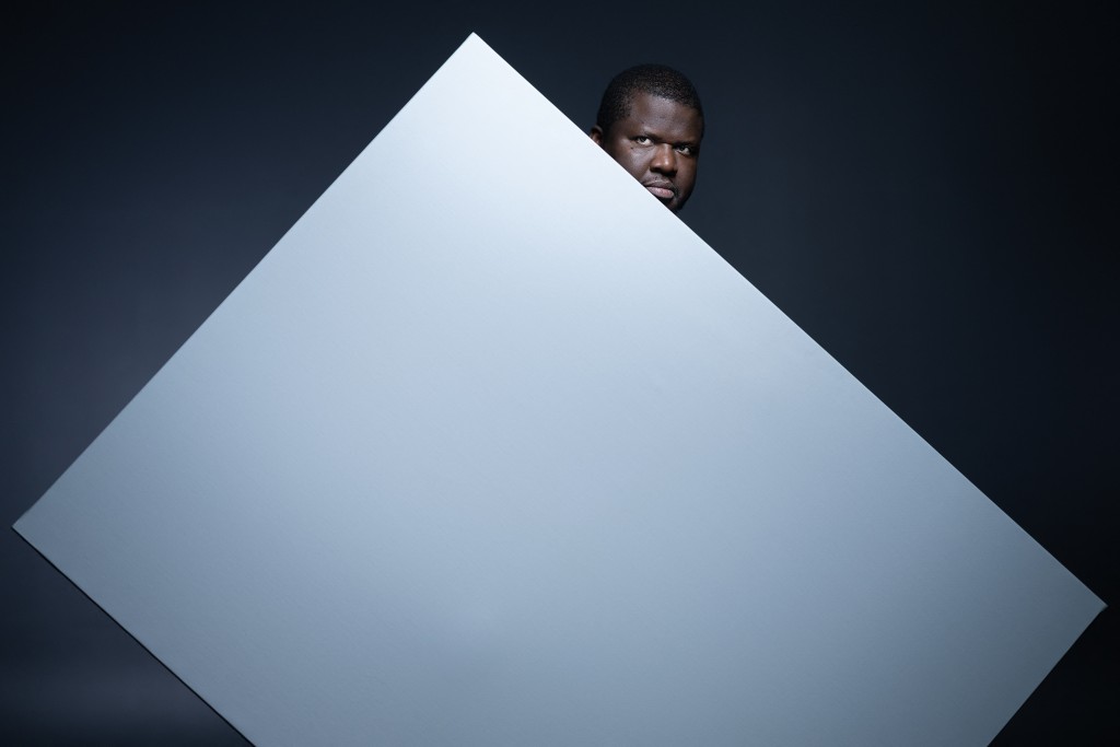 Haitian-born Quebecois writer, poet, and novelist Thelyson Orelien, poses during a photo session in Paris on September 8, 2026. (Photo by Joel Saget / AFP)