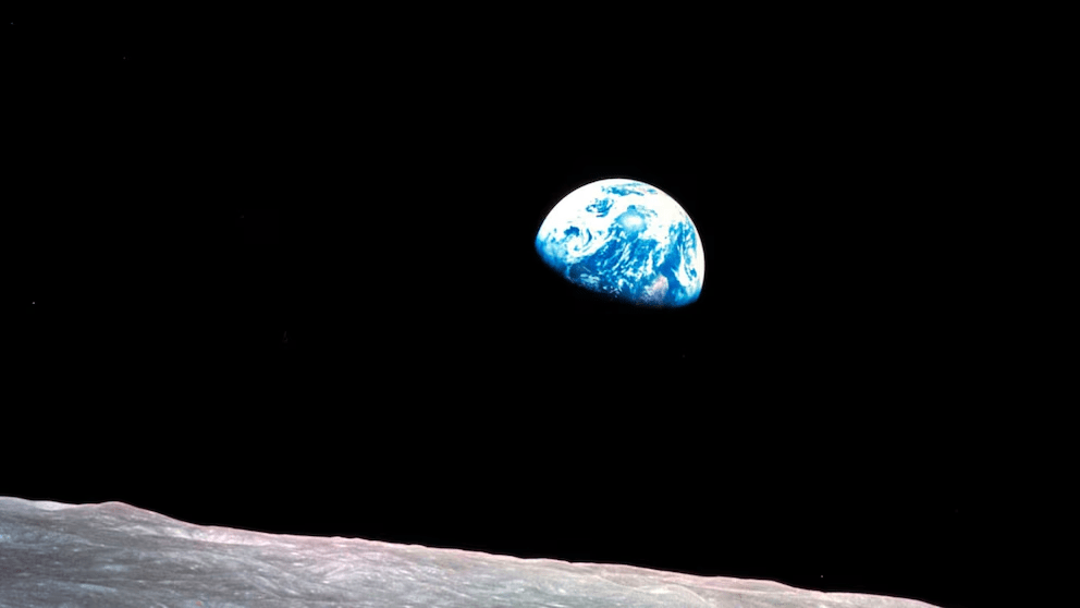 FILE - This Dec. 24, 1968, file photo made available by NASA shows the Earth behind the surface of the moon during the Apollo 8 mission. Retired Maj. Gen. William Anders, the former Apollo 8 astronaut who took the iconic “Earthrise” photo showing the planet as a shadowed blue marble from space in 1968, was killed Friday, June 7, 2024, when the plane he was piloting alone plummeted into the waters off the San Juan Islands in Washington state. He was 90. (William Anders/NASA via AP, File) FILE - This Dec. 24, 1968, file photo made available by NASA shows the Earth behind the surface of the moon during the Apollo 8 mission. Retired Maj. Gen. William Anders, the former Apollo 8 astronaut who took the iconic “Earthrise” photo showing the planet as a shadowed blue marble from space in 1968, was killed Friday, June 7, 2024, when the plane he was piloting alone plummeted into the waters off the San Juan Islands in Washington state. He was 90. (William Anders/NASA via AP, File)