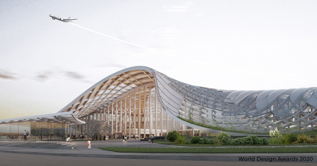 An artist’s impression of Tashkent International Airport.