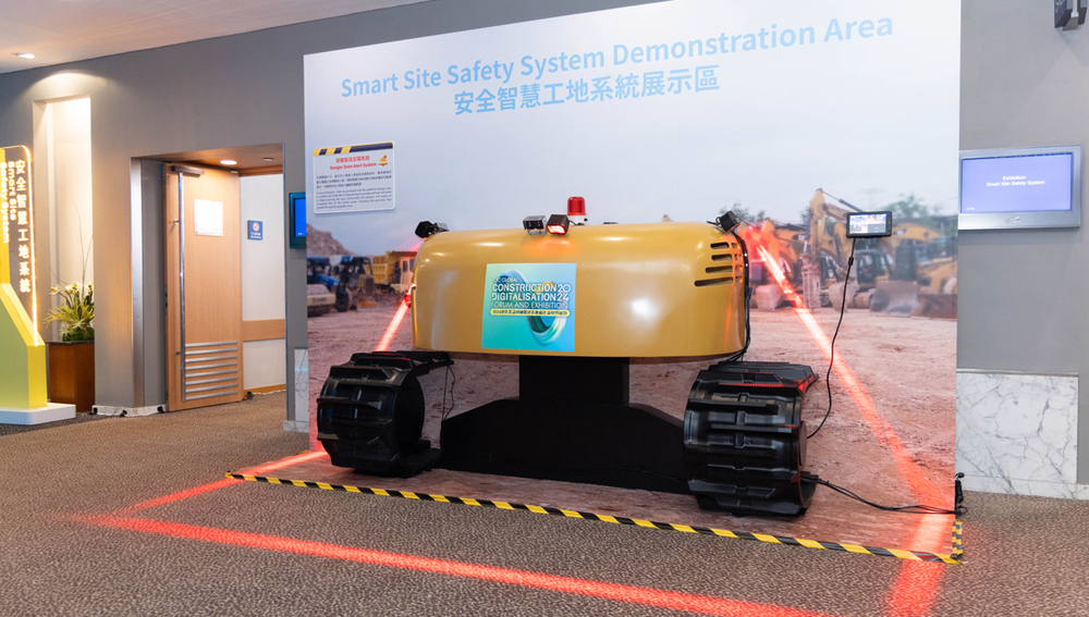 Installation of danger alert system that installed at the back of construction trucks.